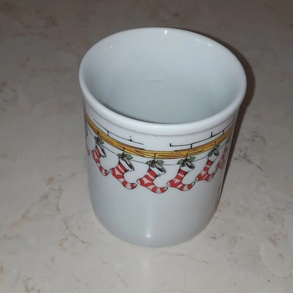 The Toscany Collection Christmas Stockings Fireplace Coffee Mug - Picture 5 of 9